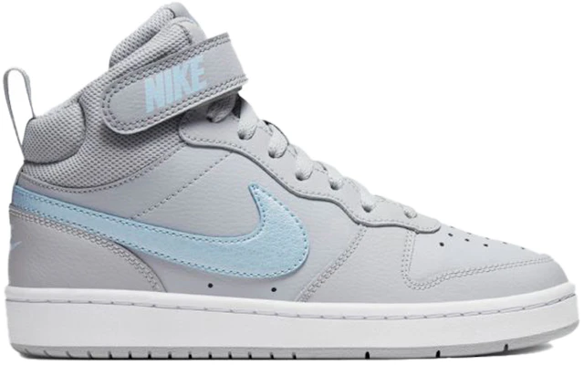 Nike Court Borough 中筒 板鞋 GS 灰藍 Order Nike Court Borough 中筒 板鞋 GS 灰藍