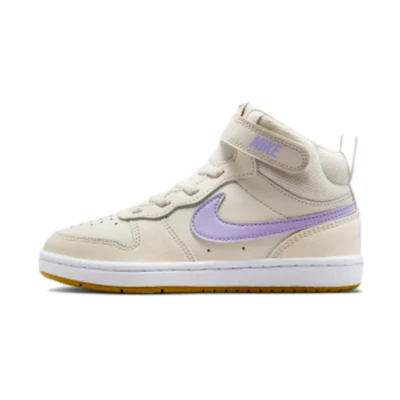 (Youth) Nike Court Borough Mid 2 SE 'Light Orewood Brown Lilac Bloom'