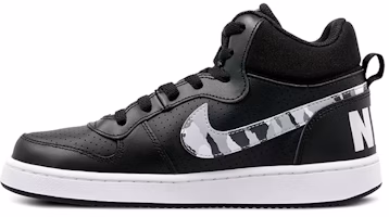 (Youth) Nike Court Borough Mid 'Black White Grey' 839977-008 (Youth) Nike Court Borough Mid 'Black White Grey' 839977-008