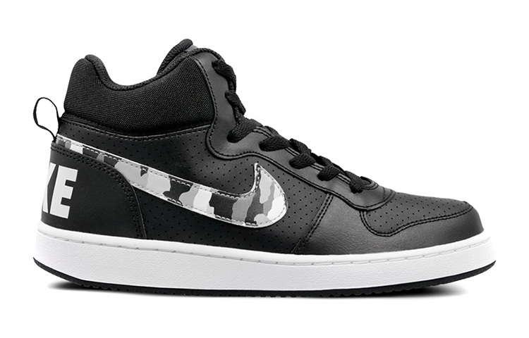 (Youth) Nike Court Borough Mid 'Black White Grey' 圖 2