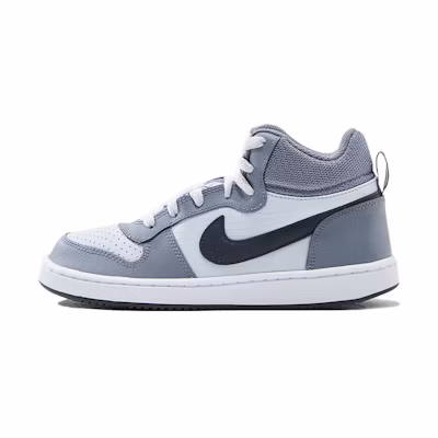 (Youth) Nike Court Borough Mid 'Cool Grey Anthracite'