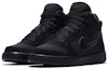 Lookbook (JR) Nike Court Borough Mid 'Hitam Sepenuhnya' 839977-001