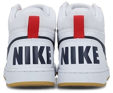 (JR) Nike Court Borough Mid 'Putih Obsidian Gum' 839977-107 Shop (JR) Nike Court Borough Mid 'Putih Obsidian Gum' 839977-107