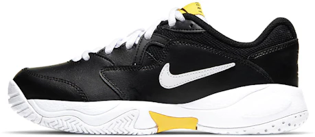(Youth) Nike Court Jr. Lite 2 'Black Yellow White' CD0440-002 (Youth) Nike Court Jr. Lite 2 'Black Yellow White' CD0440-002