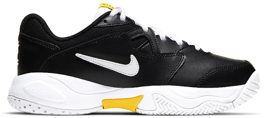 (JR) Nike Court Jr. Lite 2 ''Noir Jaune Blanc'' CD0440-002 Order (JR) Nike Court Jr. Lite 2 ''Noir Jaune Blanc'' CD0440-002