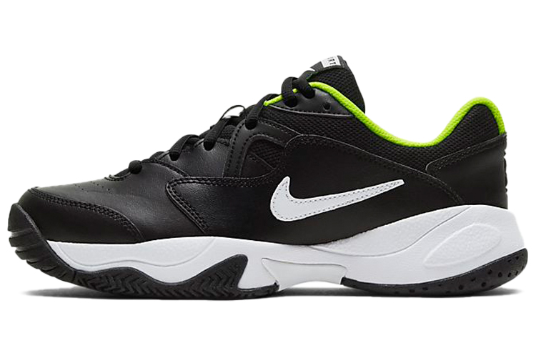 (Youth) Nike Court Jr Lite 2 'Black Green' CD0440-007