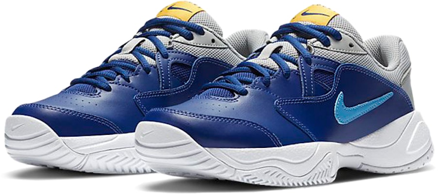 (JR) Nike Court Jr Lite 2 'Gris Azul' CD0440-401 Lookbook (JR) Nike Court Jr Lite 2 'Gris Azul' CD0440-401
