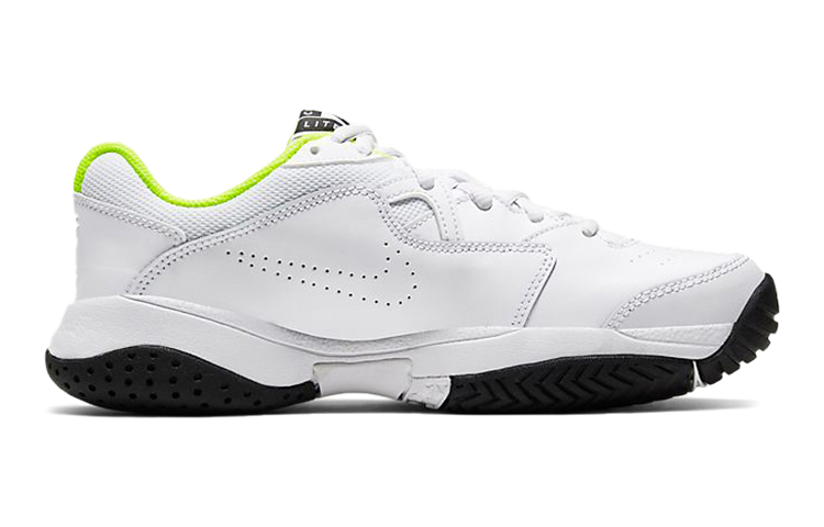 Order GS大童 Nike Court Jr. Lite 2 防滑低筒網球鞋 白綠