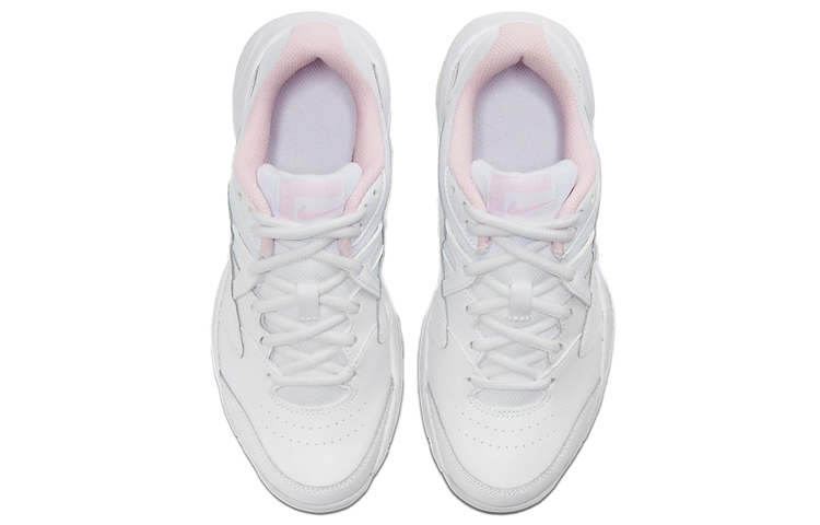 Shop GS大童 Nike Court Jr. Lite 2 白粉紅色