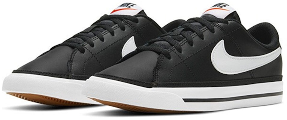 (Youth) Nike Court Legacy 'Black White' DA5380-002 Lookbook (Youth) Nike Court Legacy 'Black White' DA5380-002