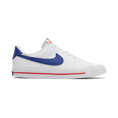 (Youth) Nike Court Legacy 'White Deep Royal Blue Red'