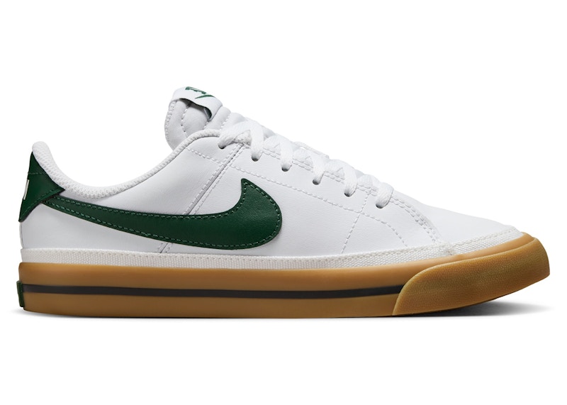 Buy (JR) Nike Court Legacy 白色牙膏棕褐色鐵灰深綠 DA5380-134