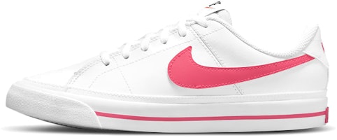 (Youth) Nike Court Legacy 'White Hyper Pink' DA5380-106 (Youth) Nike Court Legacy 'White Hyper Pink' DA5380-106