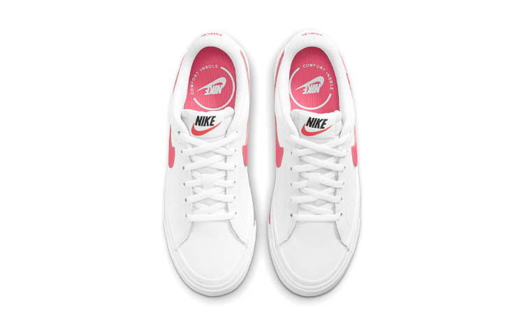 Shop (JR) Nike Court Legacy 'Putih Hyper Pink' DA5380-106