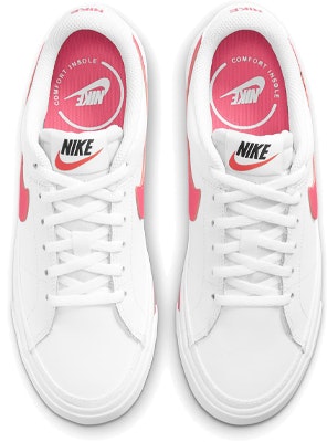 (Youth) Nike Court Legacy 'White Hyper Pink' DA5380-106 Shop (Youth) Nike Court Legacy 'White Hyper Pink' DA5380-106