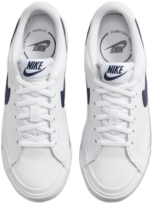 (Youth) Nike Court Legacy 'White Midnight Navy' DA5380-125 Shop (Youth) Nike Court Legacy 'White Midnight Navy' DA5380-125