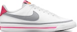 Order (JR) Nike Court Legacy 'Putih Pink Prime Abu-Abu Muda' DA5380-111