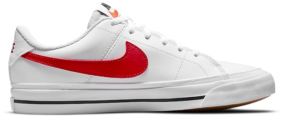 Nike Court Legacy 防滑減震 低筒 板鞋 GS 白紅 Order Nike Court Legacy 防滑減震 低筒 板鞋 GS 白紅