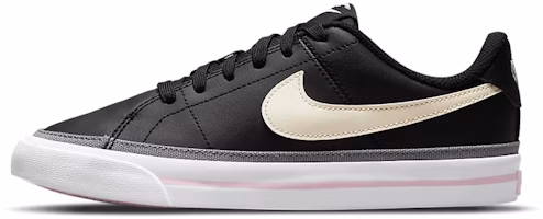 (Youth) Nike Court Legacy SE 'Black Pink Foam Cashmere' DC3959-001 (Youth) Nike Court Legacy SE 'Black Pink Foam Cashmere' DC3959-001