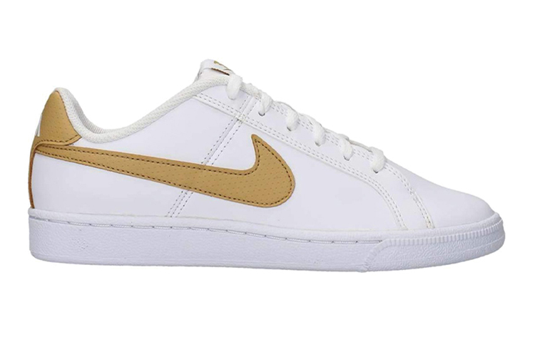 (Youth) Nike Court Royale Sneakers White/Gold 圖 2