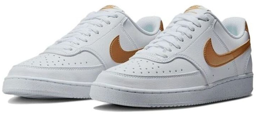 (JR) ナイキ コート ビジョン LO NN 白/金 (Nike Kōto Bijon LO NN Shiro/Kin) DH3158-105 Lookbook (JR) ナイキ コート ビジョン LO NN 白/金 (Nike Kōto Bijon LO NN Shiro/Kin) DH3158-105