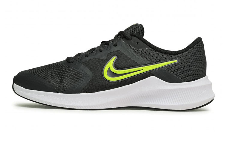 (Youth) Nike Downshifter 11 Low-Top Black/Yellow CZ3949-011