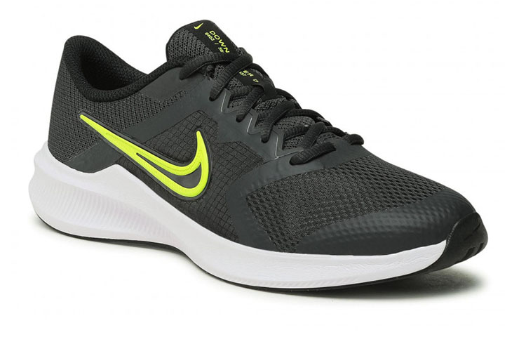 Order (JR) Nike Downshifter 11 Lage Sneakers Zwart/Geel CZ3949-011