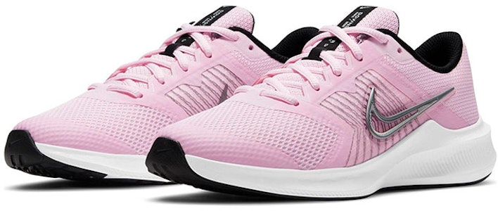 Nike Downshifter 11 (GS) 透氣耐磨減震 低筒運動跑步鞋 粉白 Lookbook Nike Downshifter 11 (GS) 透氣耐磨減震 低筒運動跑步鞋 粉白