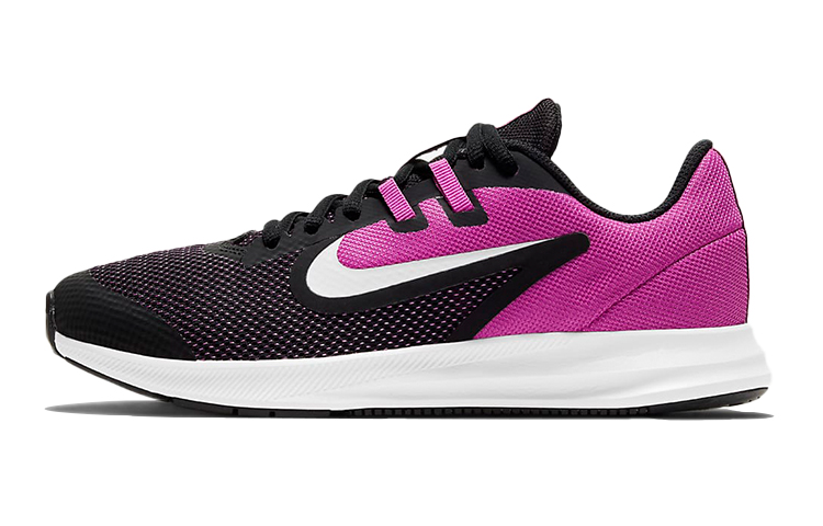 (Youth) Nike Downshifter 9 'Black Active Fuchsia' AR4135-016