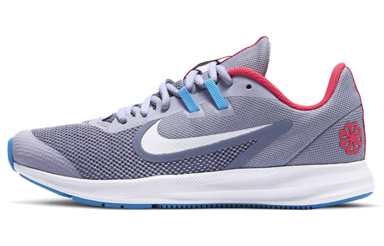 (Youth) Nike Downshifter 9 'Gray Blue Red' CJ7234-500