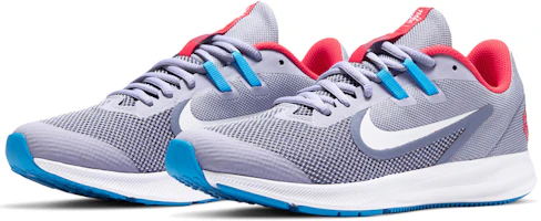 Lookbook (Youth) Nike Downshifter 9 'Gray Blue Red' CJ7234-500