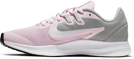 (Youth) Nike Downshifter 9 'Gray White Pink' AR4135-601 (Youth) Nike Downshifter 9 'Gray White Pink' AR4135-601