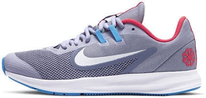 (Youth) Nike Downshifter 9 'Gray Blue Red' CJ7234-500 (Youth) Nike Downshifter 9 'Gray Blue Red' CJ7234-500