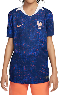 (Youth) Nike Dri-Fit Youth France 2025 Home Fan Jersey - Stylish, Comfy Short-Sleeve Tee FZ9199-492 Buy (Youth) Nike Dri-Fit Youth France 2025 Home Fan Jersey - Stylish, Comfy Short-Sleeve Tee FZ9199-492