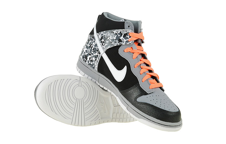 Shop (JR) Nike Dunk High 'Hitam Kelabu Putih' 308319-004