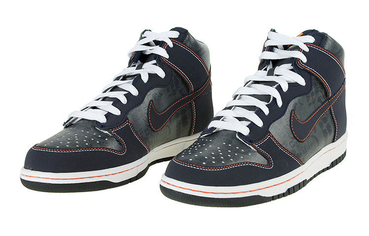 Lookbook (JR) 나이키 덩크 하이 "다크 그레이 오렌지" 308319-042