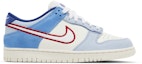 Buy 兒童 Nike Dunk “紅色網眼” 舒適 耐磨透氣 低幫 兒童板鞋 白藍
