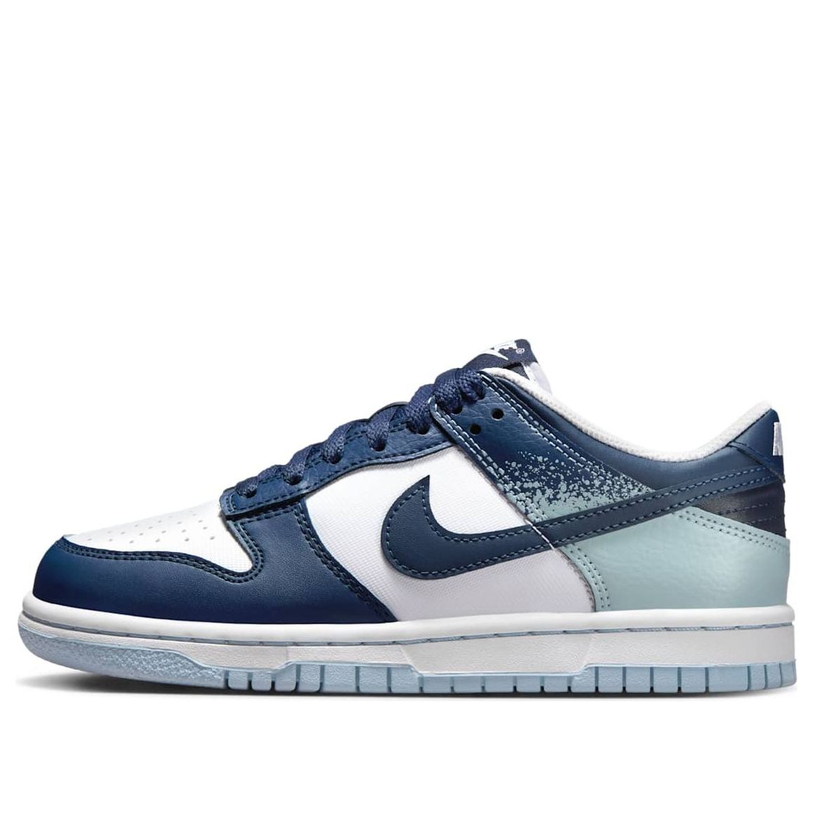 (Youth) Nike Dunk Low 'Blue Splatter' IB7687-100