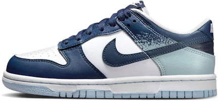 (Youth) Nike Dunk Low 'Blue Splatter' IB7687-100 (Youth) Nike Dunk Low 'Blue Splatter' IB7687-100