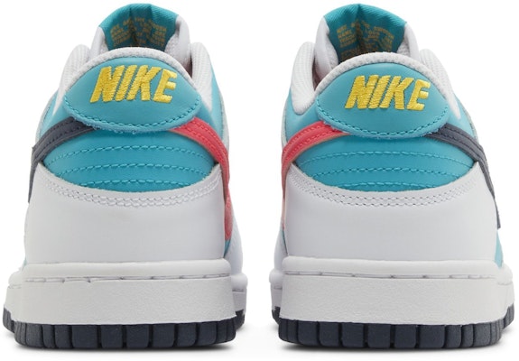 (JR) Nike Dunk Low 'Dusty Cactus Thunder Blue' Sneakers HF4794-345 Details for (JR) Nike Dunk Low 'Dusty Cactus Thunder Blue' Sneakers HF4794-345