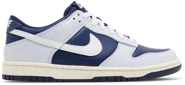 (JR) Nike Dunk Low 'Gris Fútbol y Azul Medianoche' FB9109-002 Buy (JR) Nike Dunk Low 'Gris Fútbol y Azul Medianoche' FB9109-002