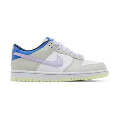 (Youth) Nike Dunk Low 'Khaki Blue Pink'