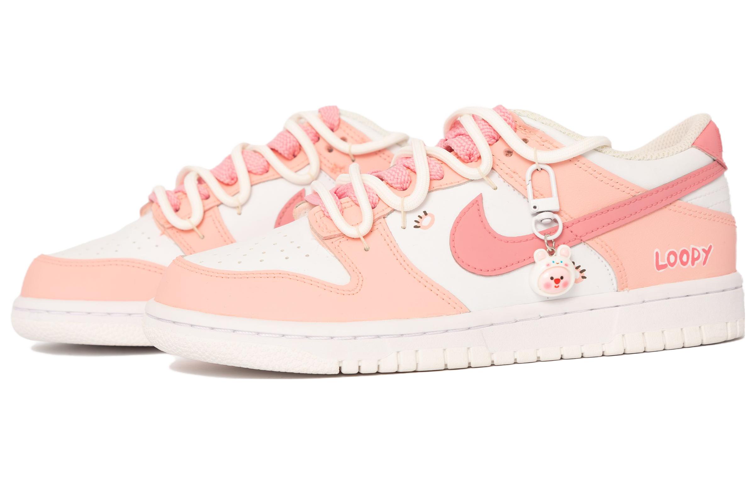 Shop (JR) 나이키 덩크 로우 "루피 핑크 화이트" (Nike Dunk Low "Loopy Pink White") DH9765-100(Team61-Loopy）