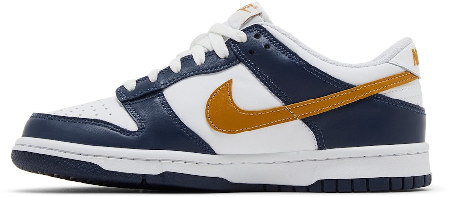 (Youth) Nike Dunk Low 'Midnight Navy Wheat' FB9109-111 Lookbook (Youth) Nike Dunk Low 'Midnight Navy Wheat' FB9109-111