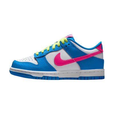 (Youth) Nike Dunk Low 'Photo Blue Hyper Pink'