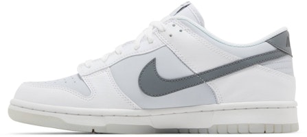 (Youth) Nike Dunk Low 'Reflective Swoosh' FV0365-100 Lookbook (Youth) Nike Dunk Low 'Reflective Swoosh' FV0365-100