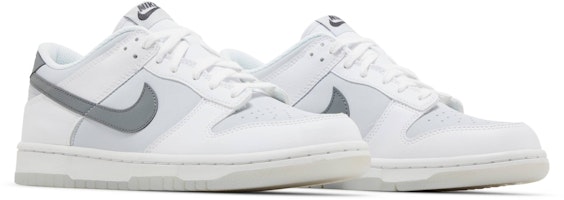 (Youth) Nike Dunk Low 'Reflective Swoosh' FV0365-100 Cheap (Youth) Nike Dunk Low 'Reflective Swoosh' FV0365-100