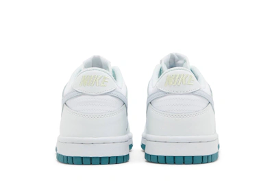 (Youth) Nike Dunk Low 'White Grey Teal' FD9911-101