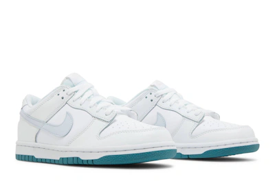 (Youth) Nike Dunk Low 'White Grey Teal' FD9911-101