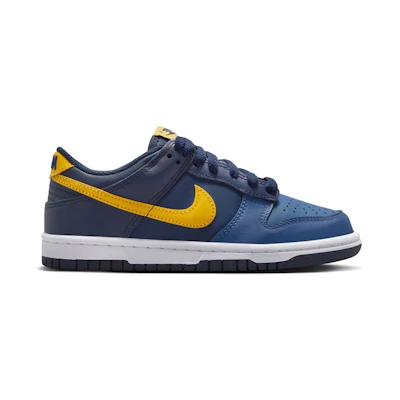 (Youth) Nike Dunk Low Midnight Navy Obsidian Maize